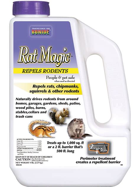 Rat magic repellent and its impact on the environment